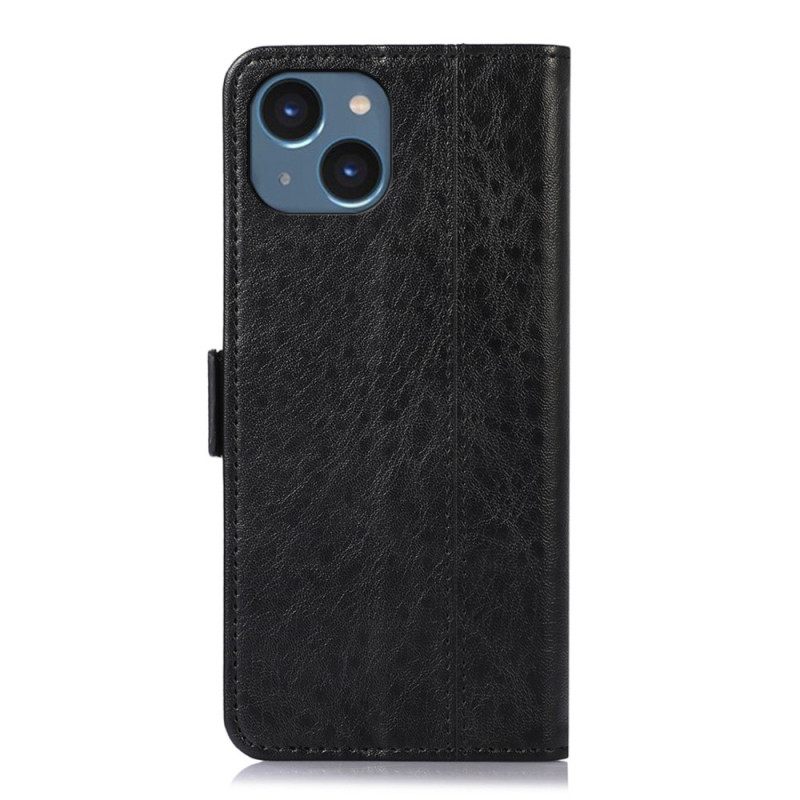 Kotelot iPhone 14 Discreet Faux Leather