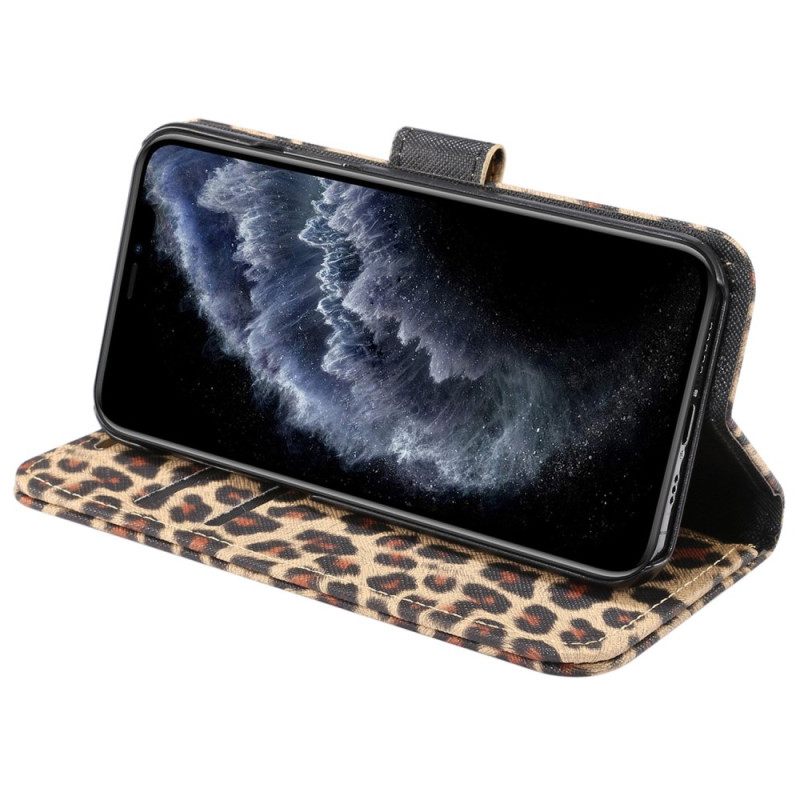 Kotelot iPhone 14 Leopard