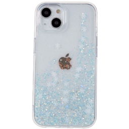 Kuori iPhone 14 Glitter Flakes