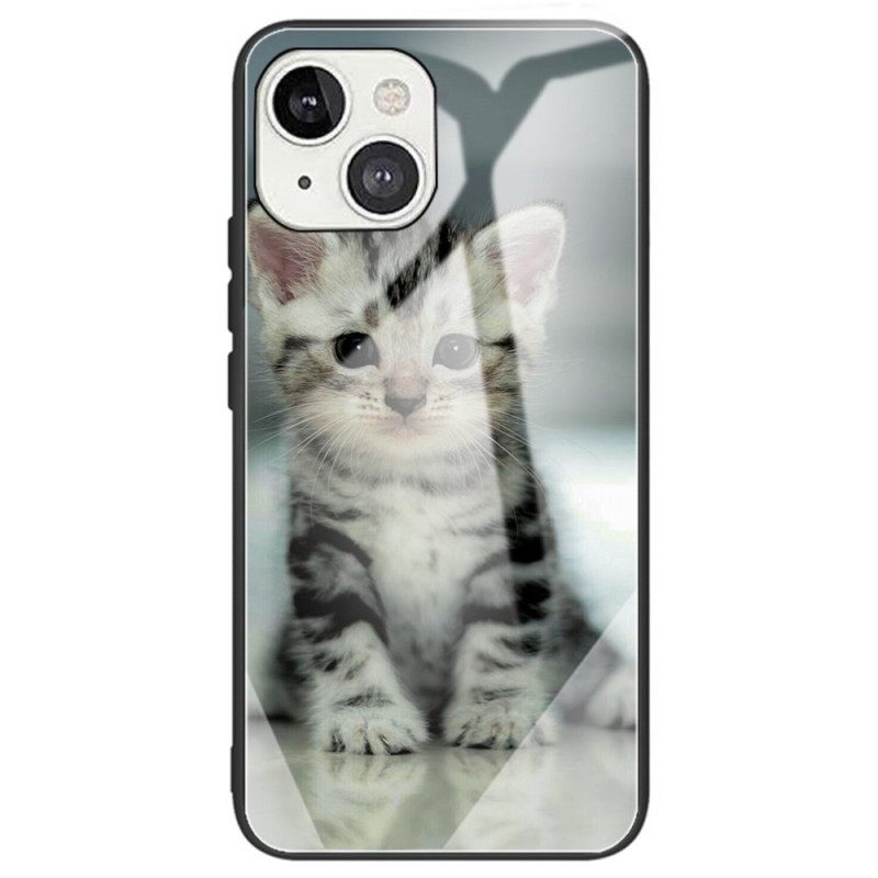 Kuori iPhone 14 Tempered Glass Kitten