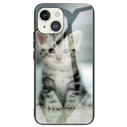 Kuori iPhone 14 Tempered Glass Kitten