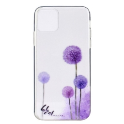 Kuori iPhone 14 Transparent Dandelions