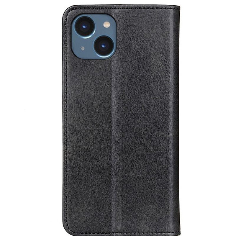 Puhelinkuoret iPhone 14 Kotelot Flip Split Leather Elegance