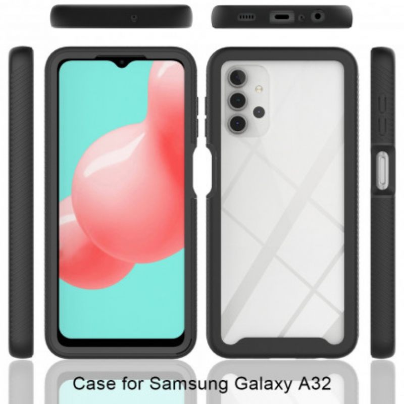 Case Samsung Galaxy A32 5G Hybrid Design Silikonireunat