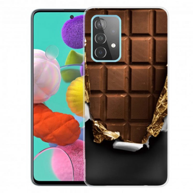 Case Samsung Galaxy A32 5G Joustava Suklaa