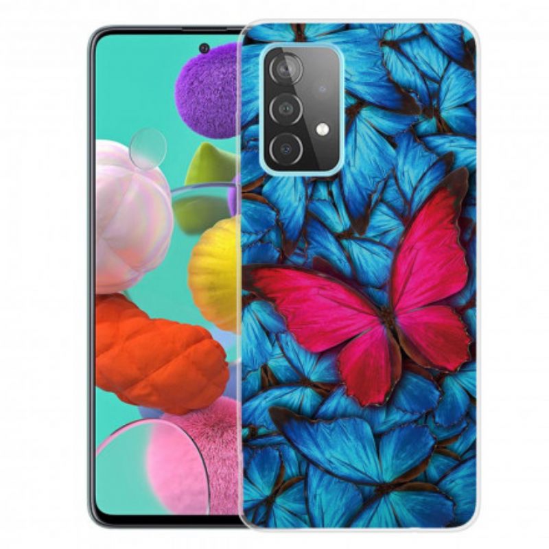 Case Samsung Galaxy A32 5G Joustavat Perhoset