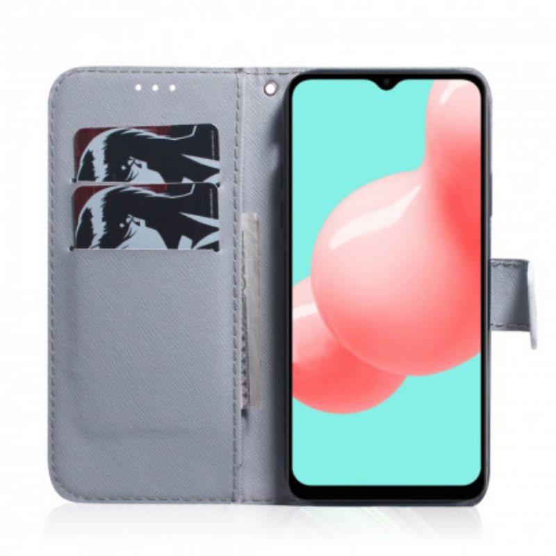 Flip Case Samsung Galaxy A32 5G Kukkivan Puun Oksa