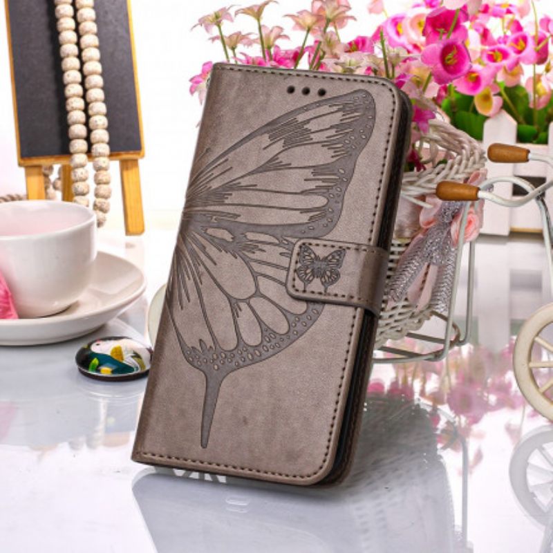 Kotelot Samsung Galaxy A32 5G Butterfly Design Kaulanauhalla