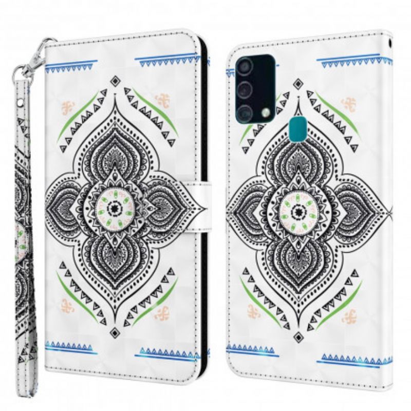 Kotelot Samsung Galaxy A32 5G Light Spots Mandala Kaulanauhalla