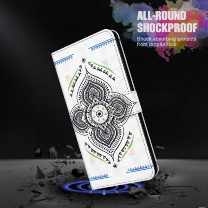 Kotelot Samsung Galaxy A32 5G Light Spots Mandala Kaulanauhalla