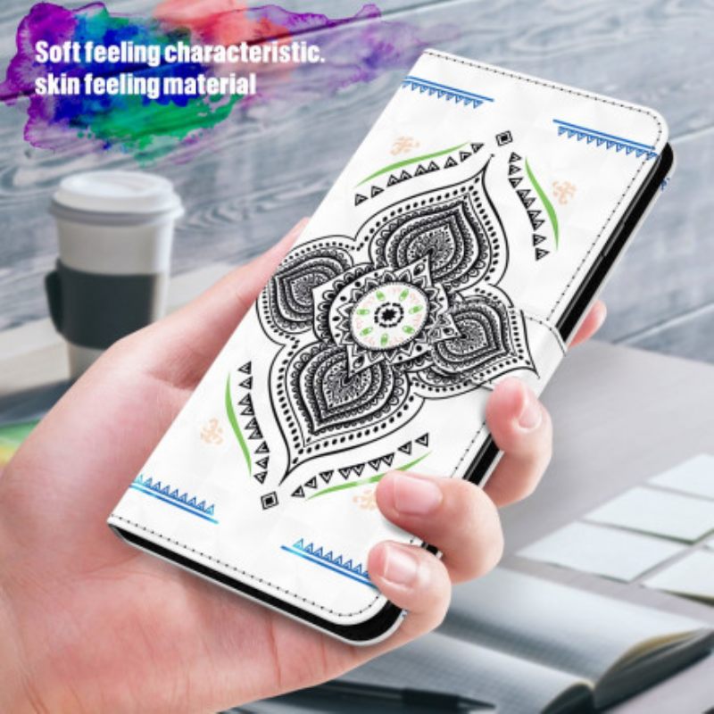 Kotelot Samsung Galaxy A32 5G Light Spots Mandala Kaulanauhalla