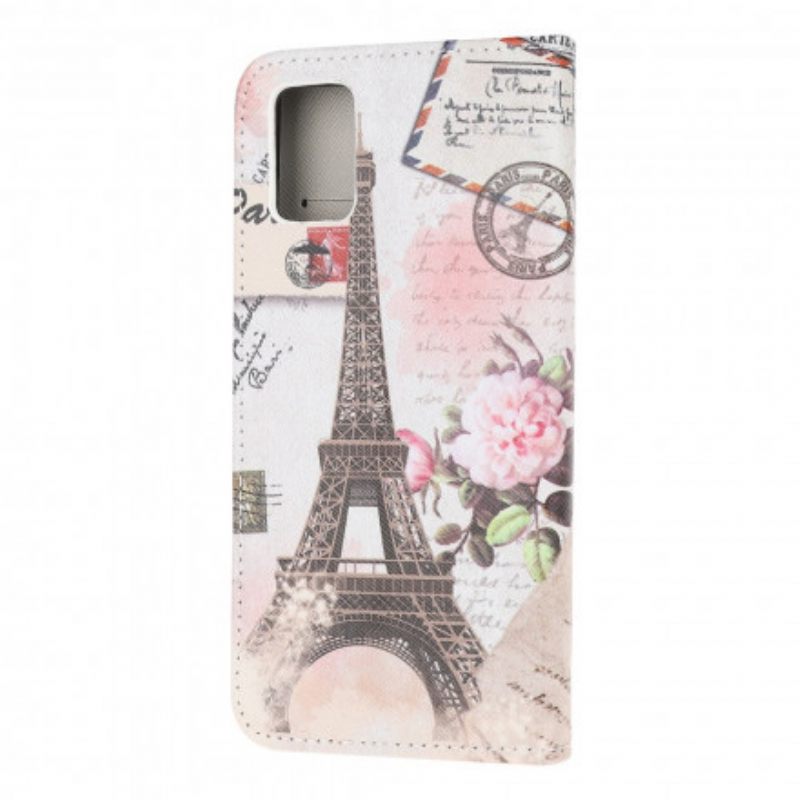 Kotelot Samsung Galaxy A32 5G Retro Eiffel-torni