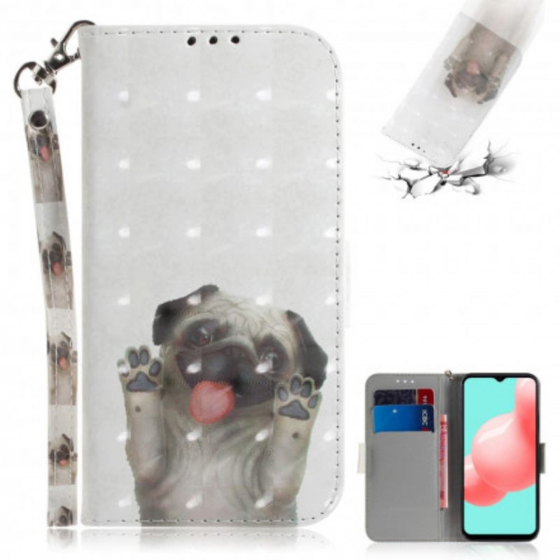 Kotelot Samsung Galaxy A32 5G Suojaketju Kuori Love My Dog In Lanyard