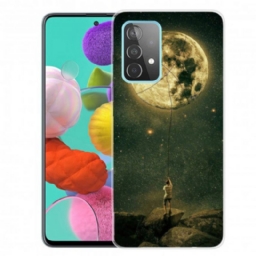 Kuori Samsung Galaxy A32 5G Flexible Moon Man