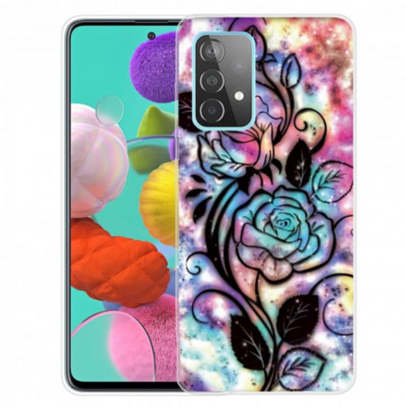 Kuori Samsung Galaxy A32 5G Flower Graphic