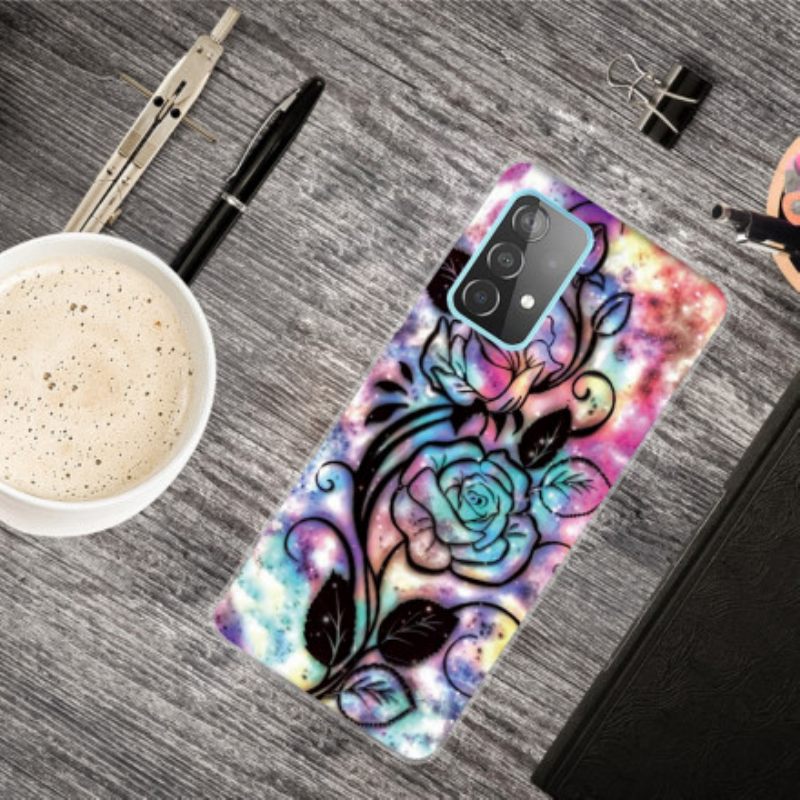 Kuori Samsung Galaxy A32 5G Flower Graphic