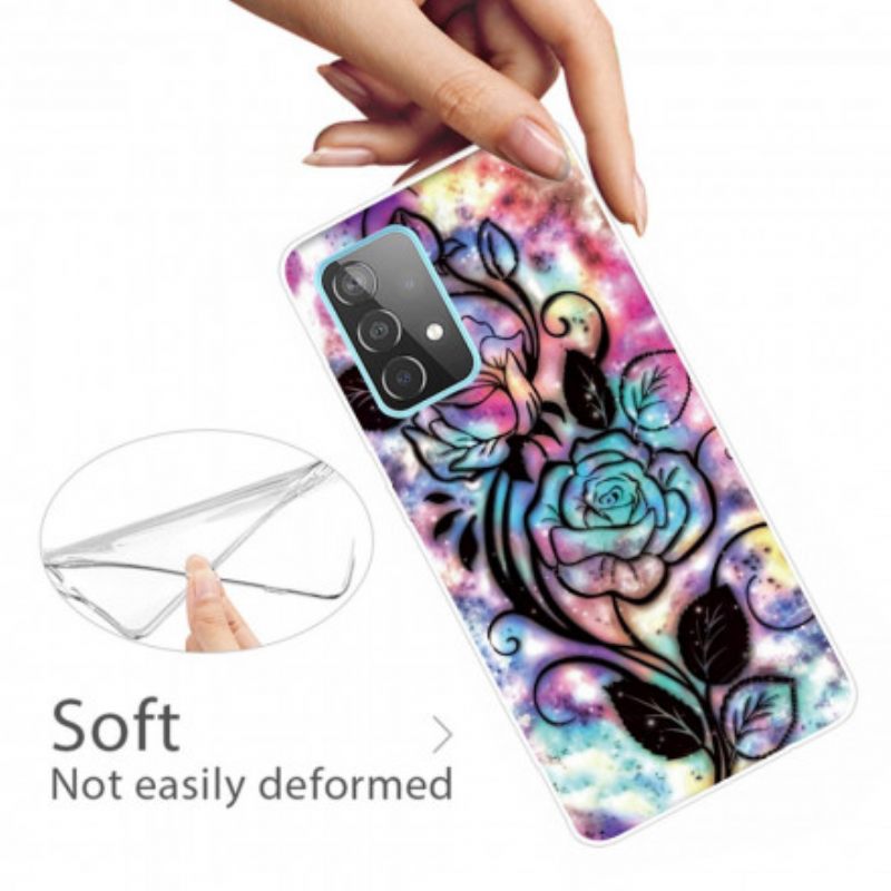 Kuori Samsung Galaxy A32 5G Flower Graphic