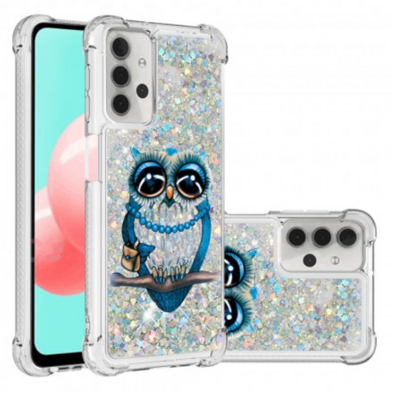 Kuori Samsung Galaxy A32 5G Miss Owl Glitter