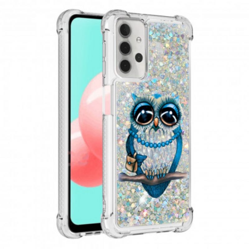 Kuori Samsung Galaxy A32 5G Miss Owl Glitter