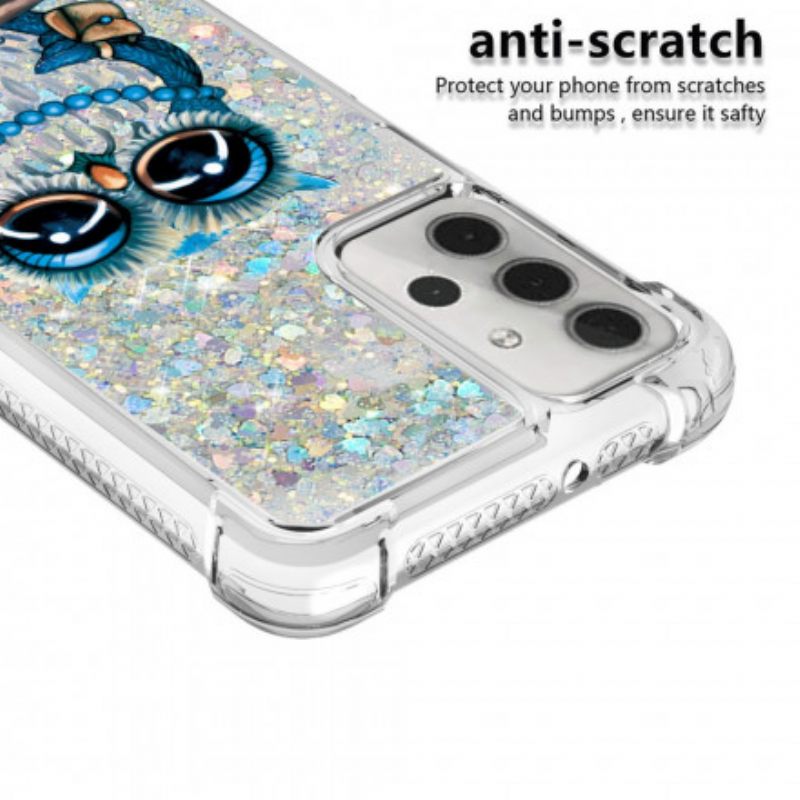 Kuori Samsung Galaxy A32 5G Miss Owl Glitter