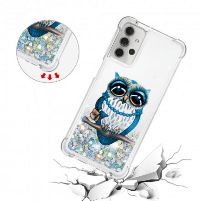 Kuori Samsung Galaxy A32 5G Miss Owl Glitter