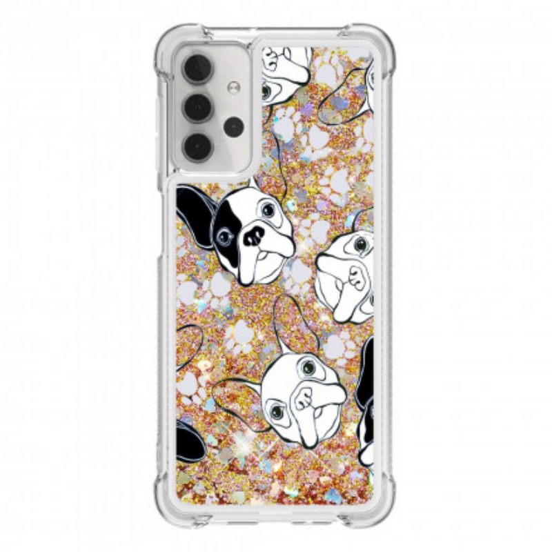 Kuori Samsung Galaxy A32 5G Mr Dog Glitter