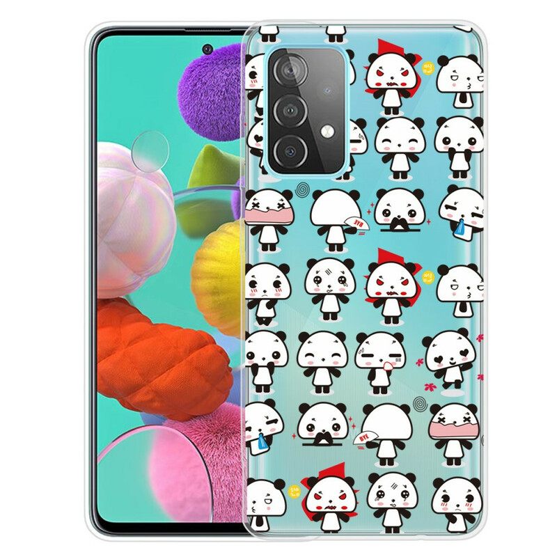 Kuori Samsung Galaxy A32 5G Seamless Funny Pandas