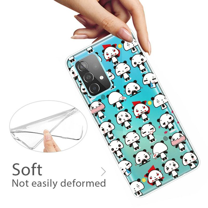 Kuori Samsung Galaxy A32 5G Seamless Funny Pandas