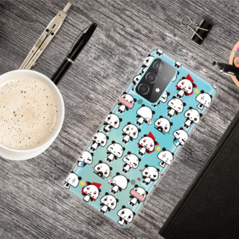 Kuori Samsung Galaxy A32 5G Seamless Funny Pandas