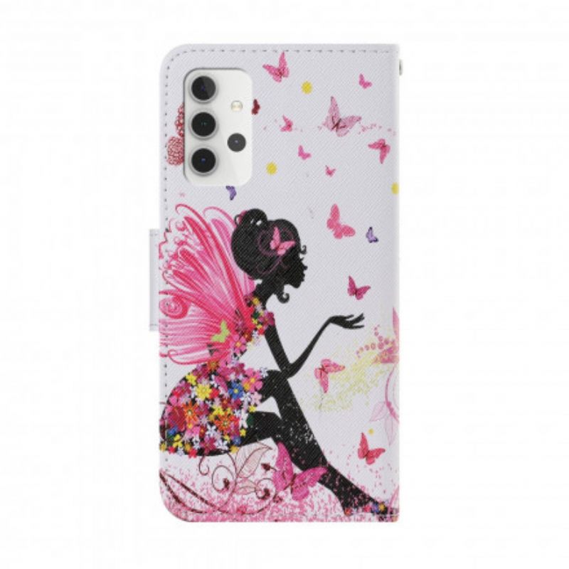 Nahkakotelo Samsung Galaxy A32 5G Magic Fairy