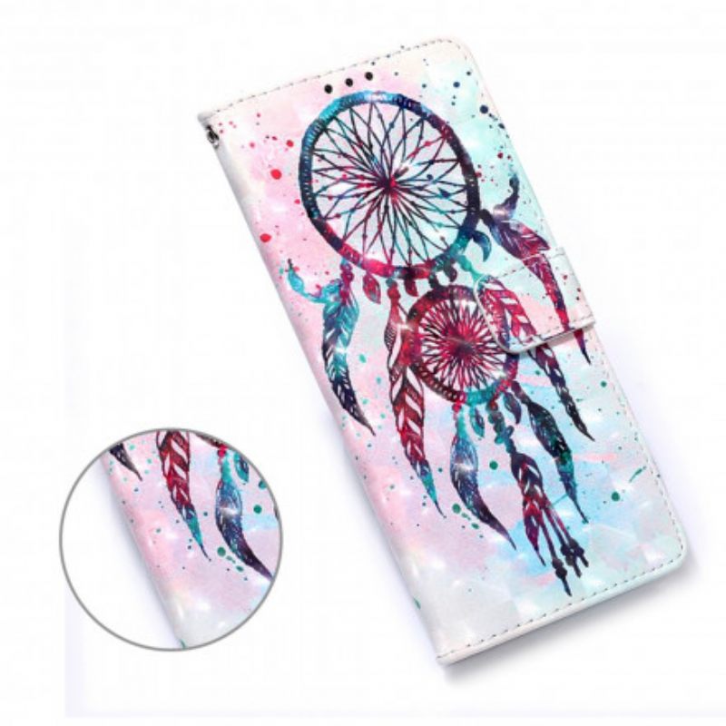 Nahkakotelo Samsung Galaxy A32 5G Watercolour Dreamcatcher