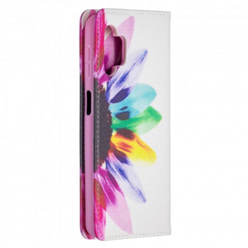 Puhelinkuoret Samsung Galaxy A32 5G Kotelot Flip Flower Watercolour