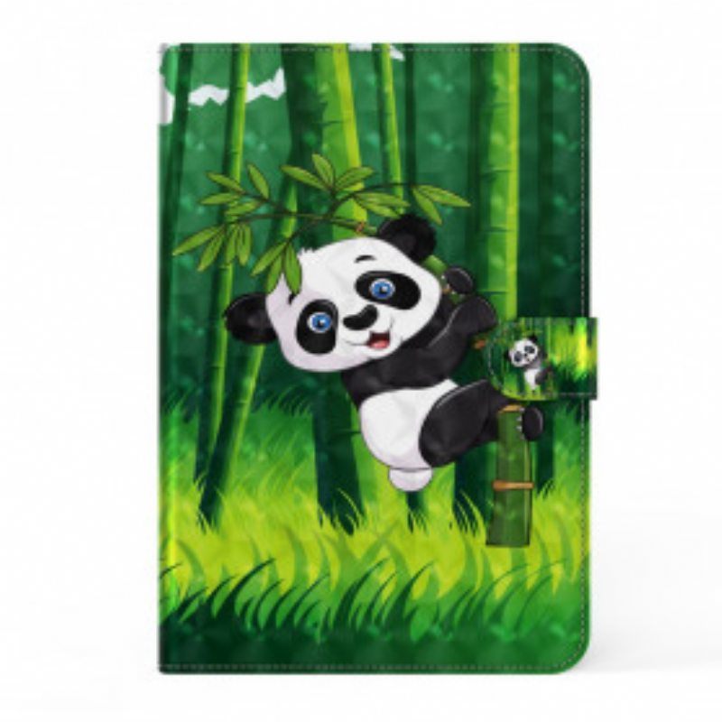 Kotelot Samsung Galaxy Tab S8 / Tab S7 Keinonahkainen Panda