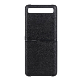 Kuori Samsung Galaxy Z Flip Kotelot Flip Lychee Faux Leather