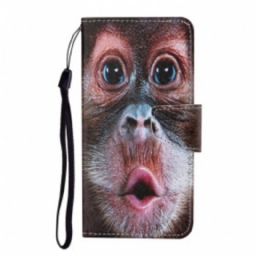 Kotelot Samsung Galaxy M12 / A12 Suojaketju Kuori Thong Monkey