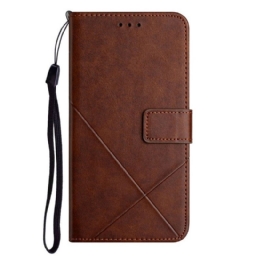 Kotelot Samsung Galaxy M12 / A12 X Design Geo Leather Style