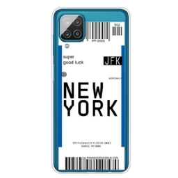 Kuori Samsung Galaxy M12 / A12 Boarding Pass New Yorkiin