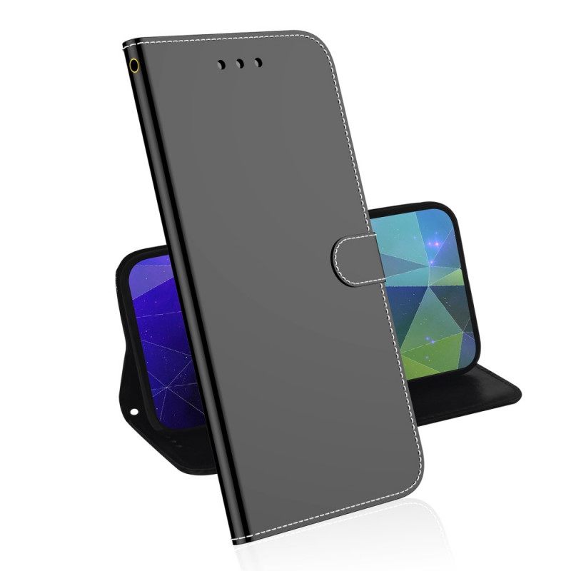 Flip Case Oppo Find X3 Lite Keinonahkainen Peilin Kansi