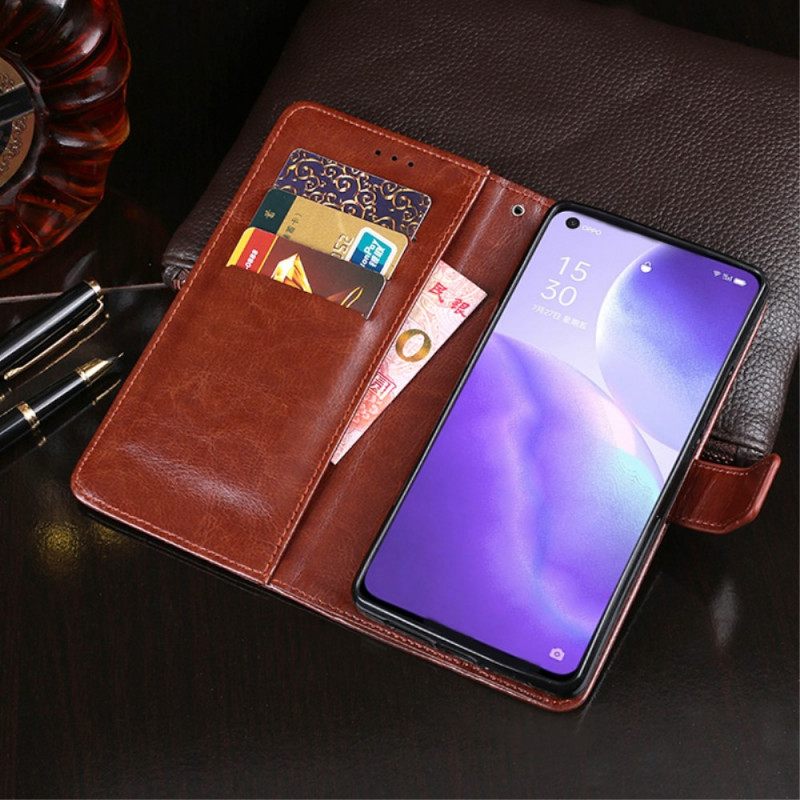 Kotelot Oppo Find X3 Lite Faux Leather Idewei