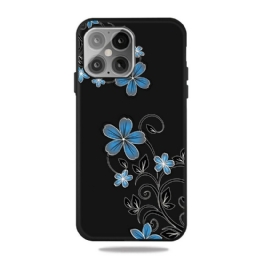 Case iPhone 12 / 12 Pro Butterfly Ja Blue Water Lilies