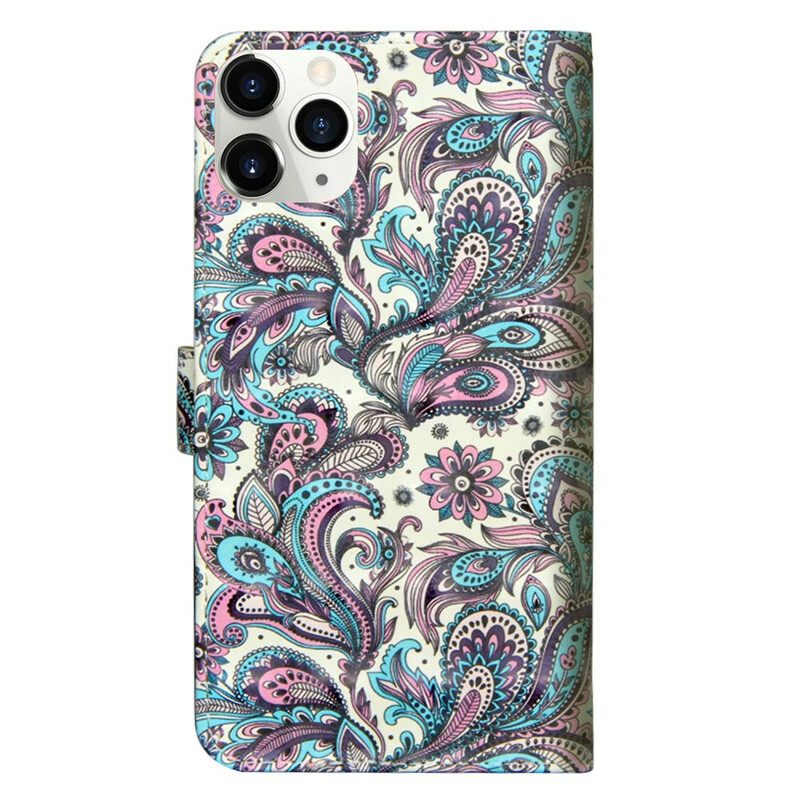 Kotelot iPhone 12 / 12 Pro Light Spot Flowers Patterns