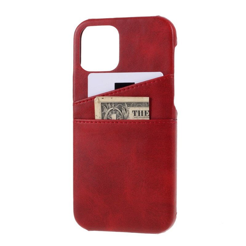 Kuori iPhone 12 / 12 Pro Double Card Holder