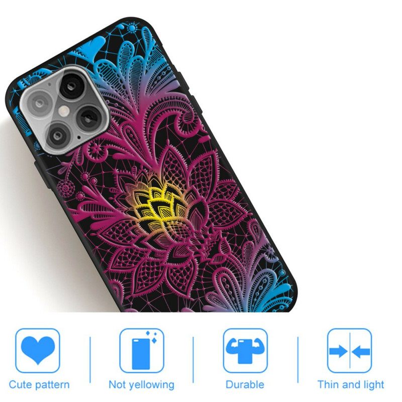 Kuori iPhone 12 / 12 Pro Floral Voimakkaan Värinen