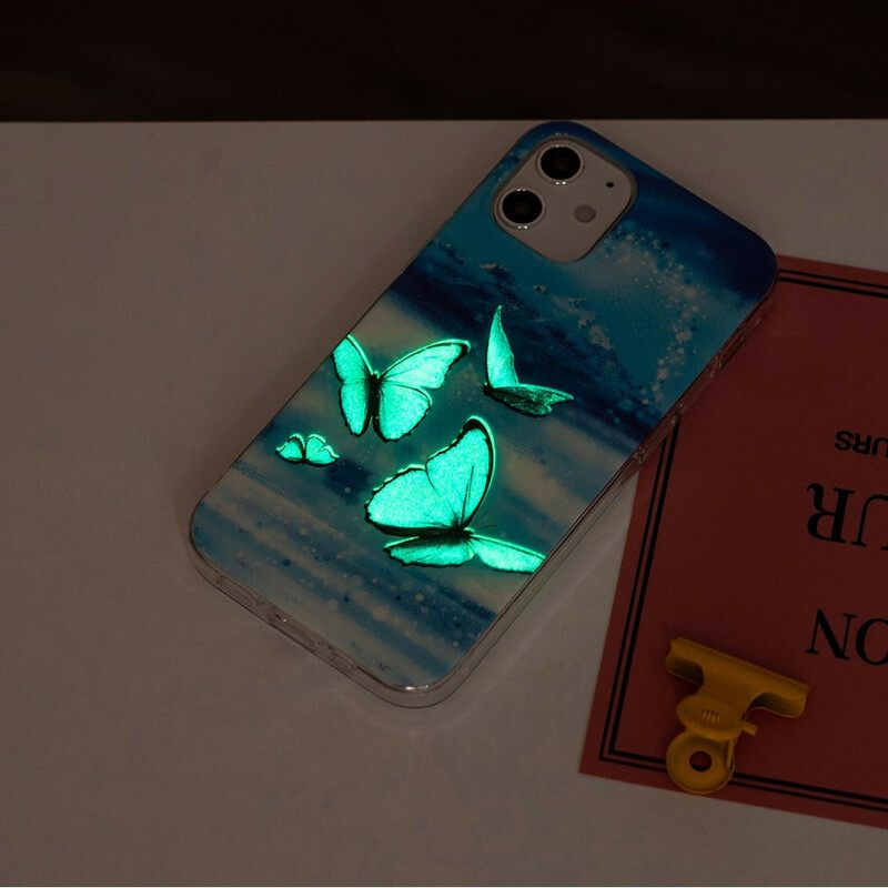 Kuori iPhone 12 / 12 Pro Fluorescent Butterfly Sarja