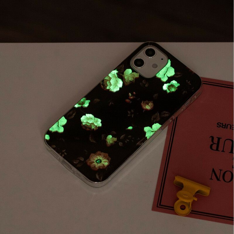 Kuori iPhone 12 / 12 Pro Fluorescent Floral Sarja