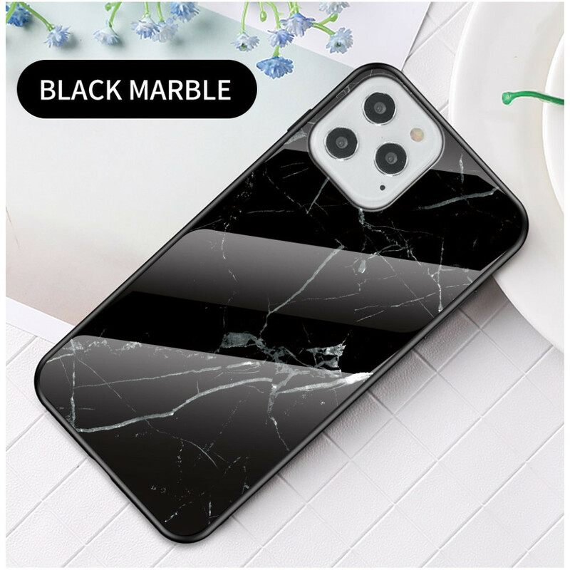 Kuori iPhone 12 / 12 Pro Tempered Glass Marble Colors