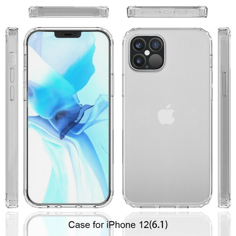 Kuori iPhone 12 / 12 Pro Transparent Hybrid