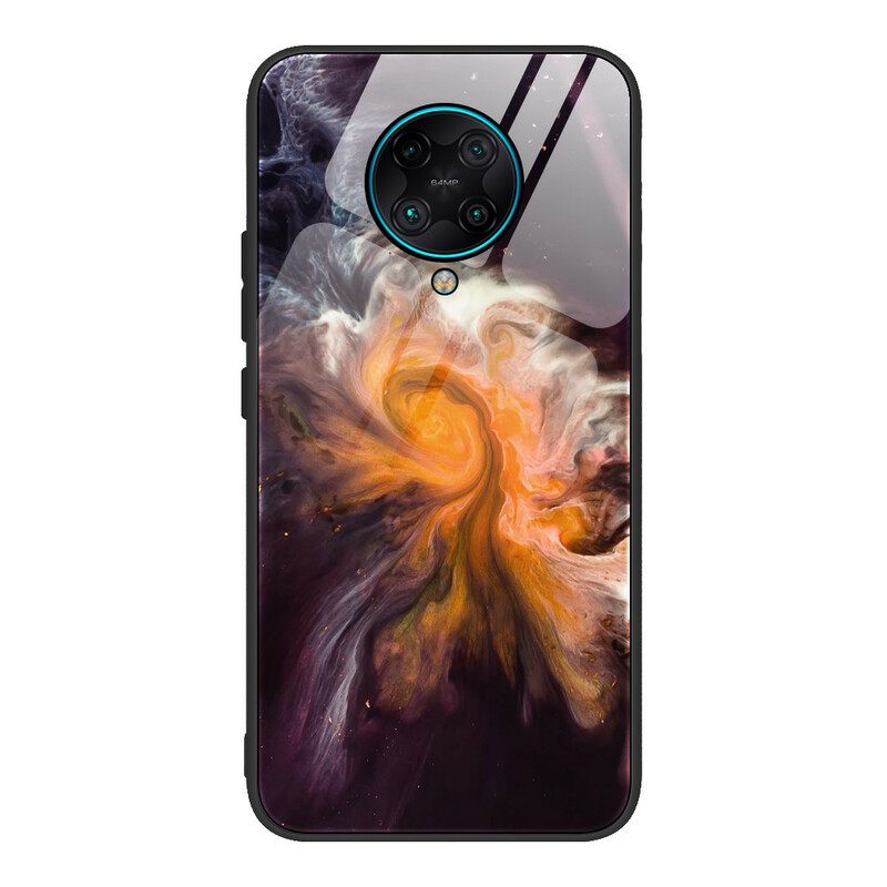 Kuori Poco F2 Pro Tempered Glass Marble Colors