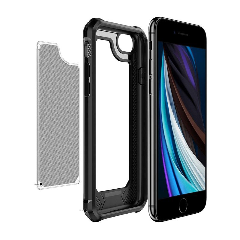 Case iPhone SE 3 / SE 2 / 8 / 7 Hybridihiilikuitu