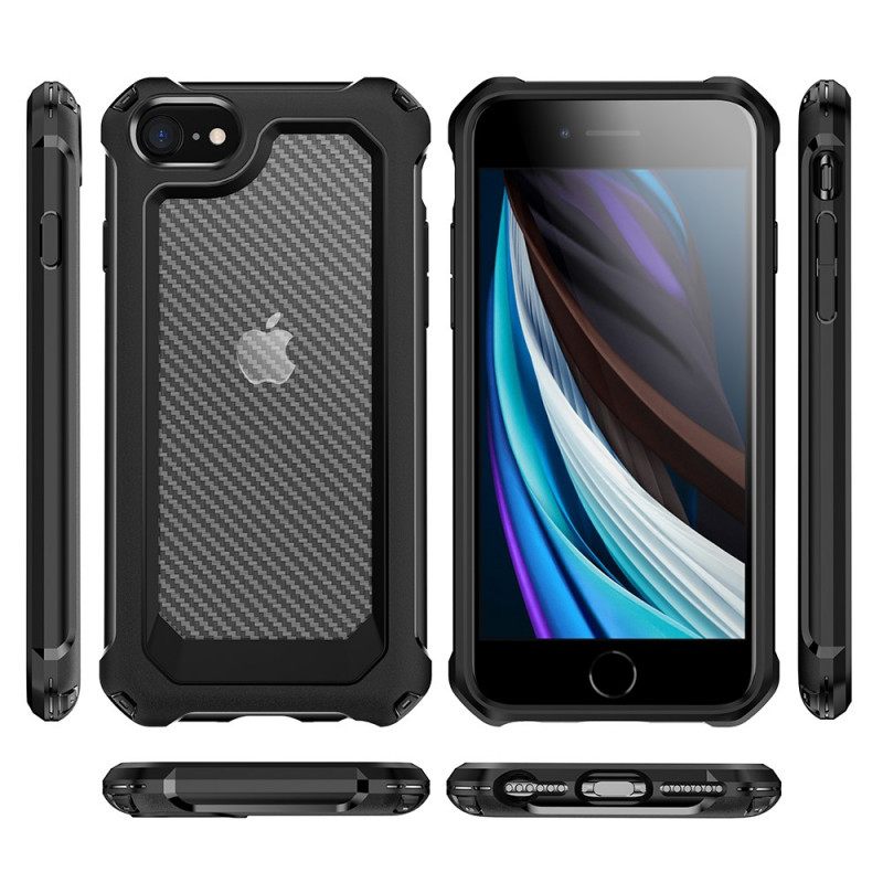 Case iPhone SE 3 / SE 2 / 8 / 7 Hybridihiilikuitu